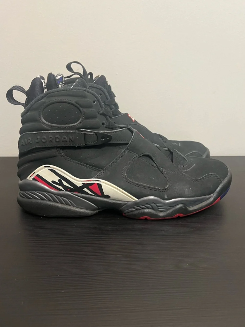 Jordan Air Jordan 8 Retro Playoff 2013 Size 9.5 305381-061 Red Black White